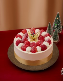 8吋聖誕草莓鮮奶油蛋糕