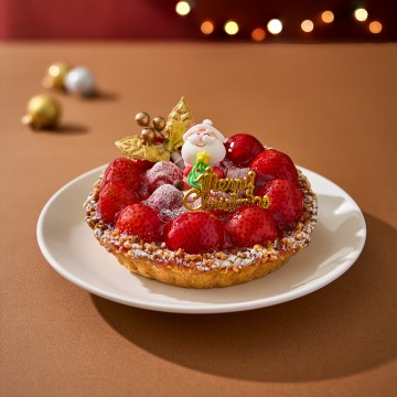 法式聖誕草莓派